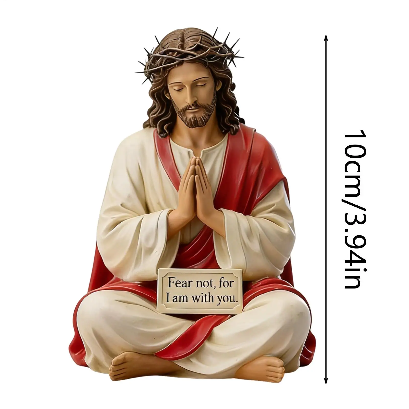 Jesus-Skulptur, Religiöse Kunst, Sammlerskulptur, Jesus-Figur Aus Kunstharz, Schreibtischbegleiter-Figur Für Nachttisch, Schreibtisch, Wohnung, Badezimmer Jesus-Skulptur, Religiöse Kunst, Sammlerskulptur, Jesus-Figur Aus Kunstharz, Schreibtischbegleiter-Figur Für Nachttisch, Schreibtisch, Wohnung, Badezimmer – Bild 6
