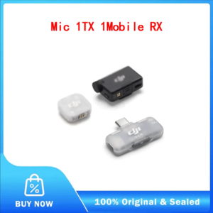 DJ MIC Mini 2 Sender-Empfänger-Set mit Ladekoffer Hochwertige Audioqualität Stabile Übertragung Zweistufige Geräuschunterdrückung