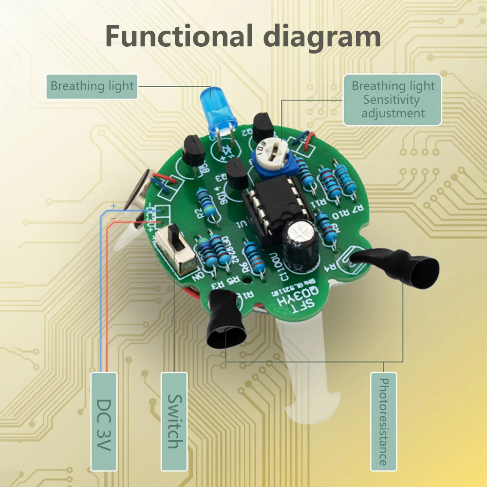 Intelligenter Roboter Folgt Die Lichtquelle, Um Sich Zu Bewegen. Led-Lichtjäger-Roboter, Diy-Roboterspielzeug, Lichtempfindlicher Sensor, Mobiles Roboterteil Intelligenter Roboter Folgt Die Lichtquelle, Um Sich Zu Bewegen. Led-Lichtjäger-Roboter, Diy-Roboterspielzeug, Lichtempfindlicher Sensor, Mobiles Roboterteil – Bild 4
