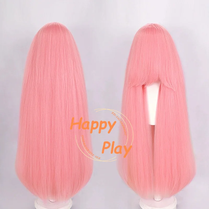 Vorgekrimpte Synthetische 500 G + 100 Cm Anime-Cosplay-Perücke, Rosa Serie, Universelle Dicke, Voluminöse Basic-Perücke Für Damen, Hitzebeständiges Haar Vorgekrimpte Synthetische 500 G + 100 Cm Anime-Cosplay-Perücke, Rosa Serie, Universelle Dicke, Voluminöse Basic-Perücke Für Damen, Hitzebeständiges Haar – Bild 2
