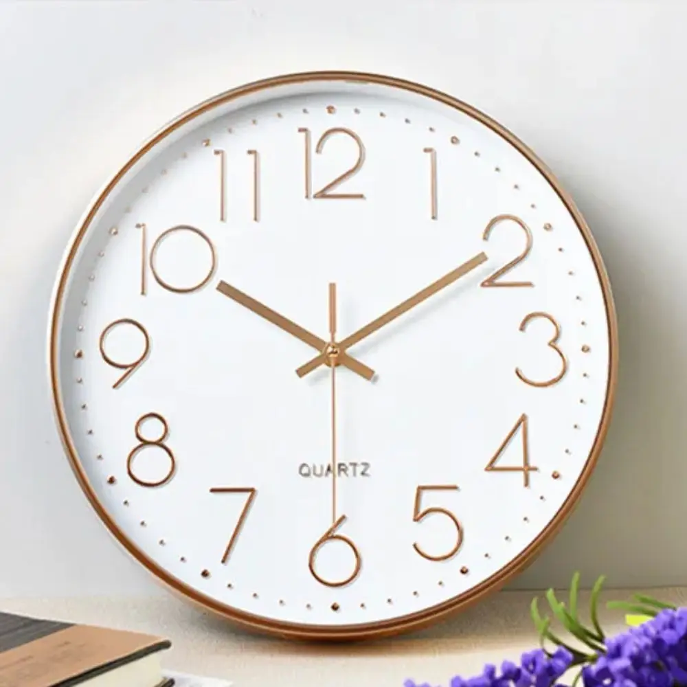 8 Zoll 20 Cm Modische, Leise, Nicht Tickende Wanduhr, Kreative Dreidimensionale Wanduhr Mit Digitaler Skala Für Wohnzimmer Und Schlafzimmer 8 Zoll 20 Cm Modische, Leise, Nicht Tickende Wanduhr, Kreative Dreidimensionale Wanduhr Mit Digitaler Skala Für Wohnzimmer Und Schlafzimmer – Bild 2