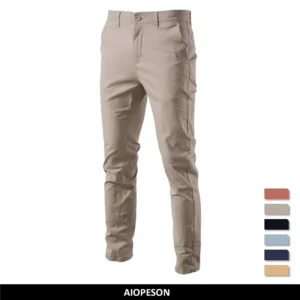 AIOPESON Casual Baumwolle Männer Hosen Einfarbig Slim Fit männer Hosen Neue Frühling Herbst Hohe Qualität Klassische Business Hosen männer