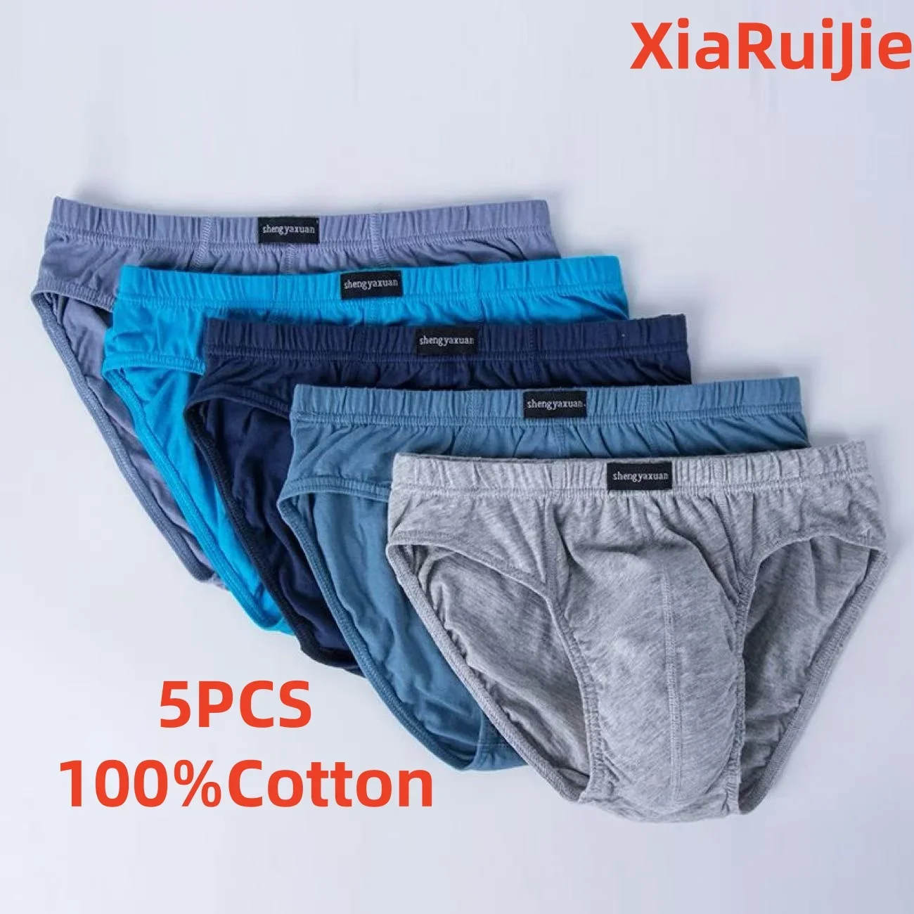 Baumwollunterhosen Für Herren, Slips, Herrenunterwäsche, Höschen, Shorts, Sexy Unterwäsche In Den Größen Xl Bis 6Xl, 2/3/4/5 Stück/Lot Baumwollunterhosen Für Herren, Slips, Herrenunterwäsche, Höschen, Shorts, Sexy Unterwäsche In Den Größen Xl Bis 6Xl, 2/3/4/5 Stück/Lot – Bild 4